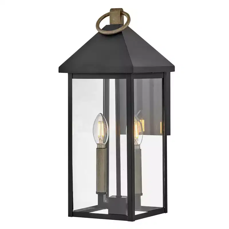 Lark Rhett 2 - Light Wall Light in Black