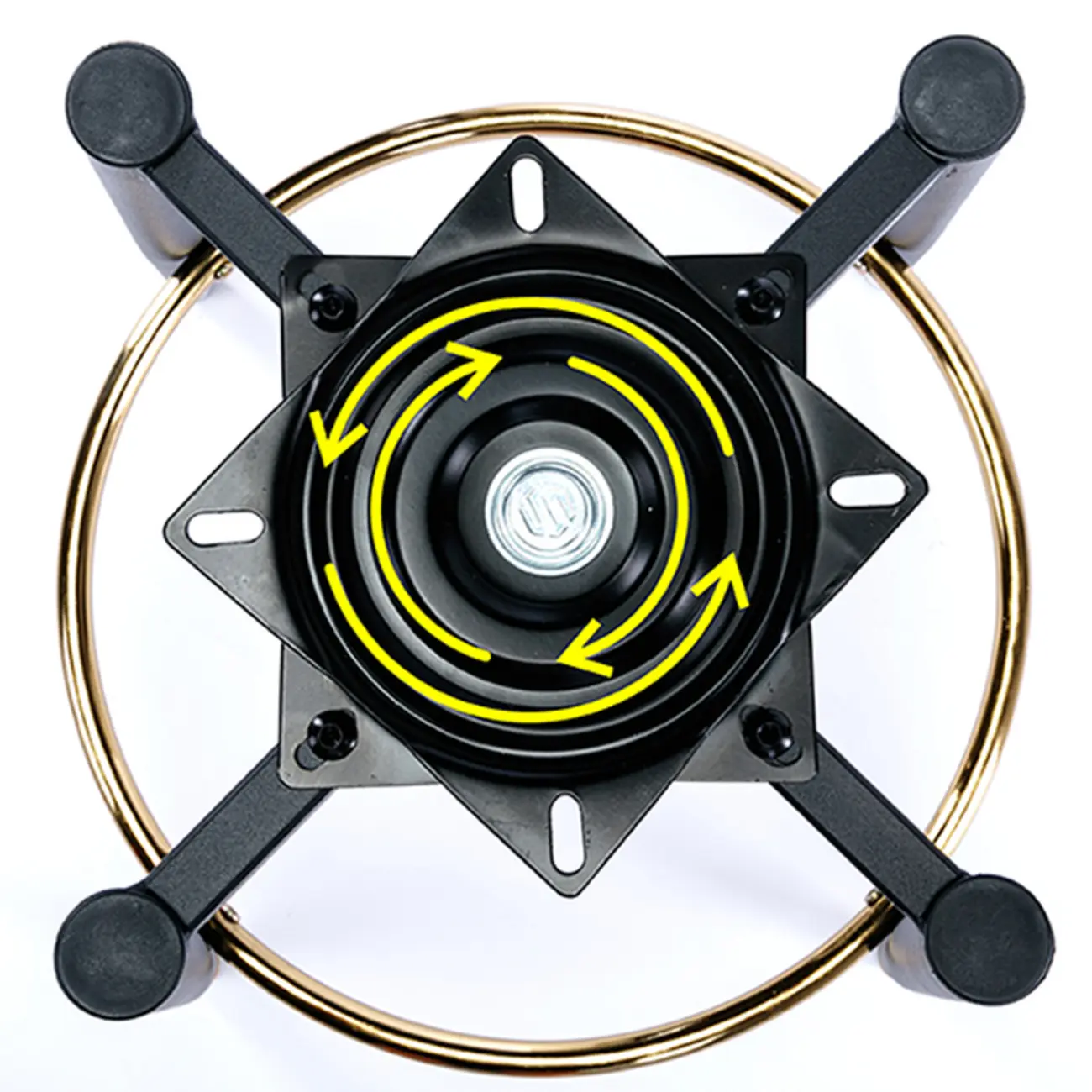 360¡ã Swivel Leather Bar Stool Counter Height