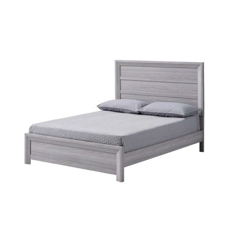 Essa 4 Piece Gray Panel Bedroom Set