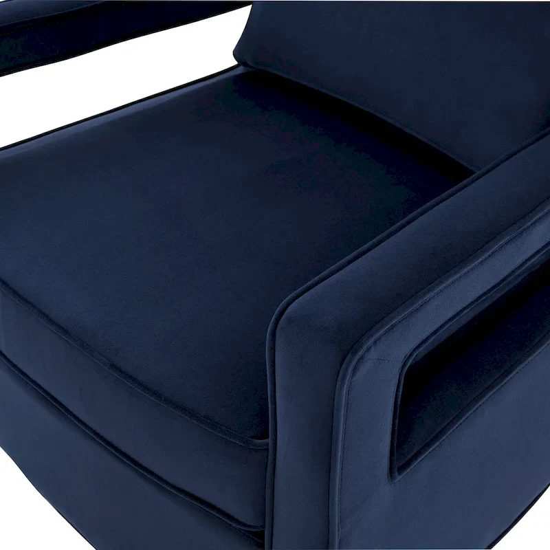 Quinn Velvet Accent Arm Chair by