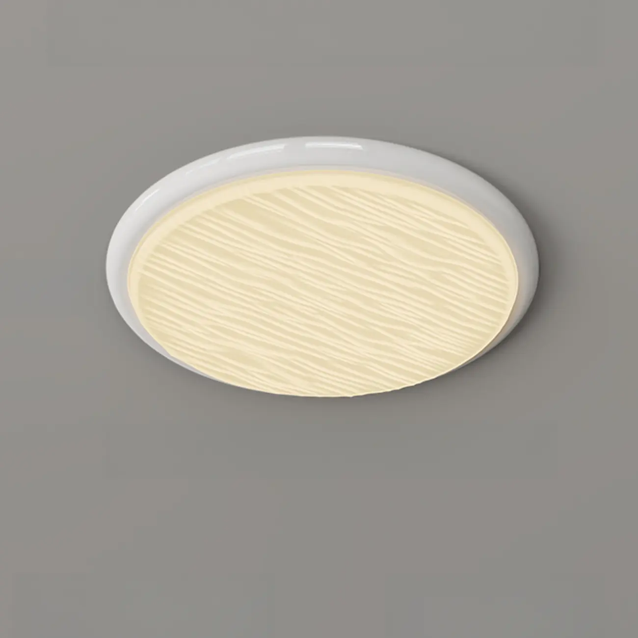 Modern Dimmable Circular Flush Ceiling Light for Indoor Use