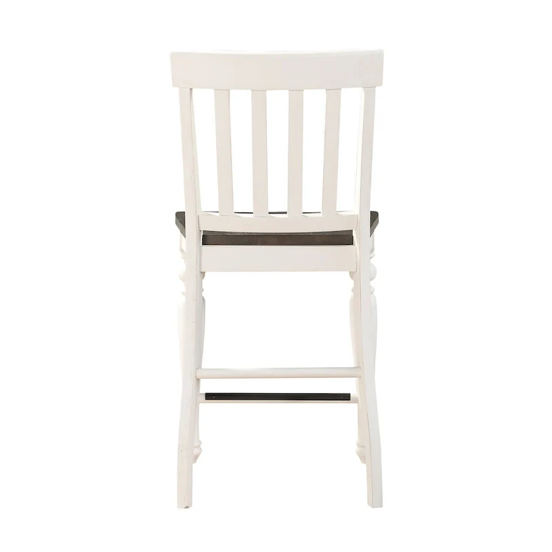 Steve Silver Jillian Two-tone Counter Height Drop Leaf 7-Piece Dining Set