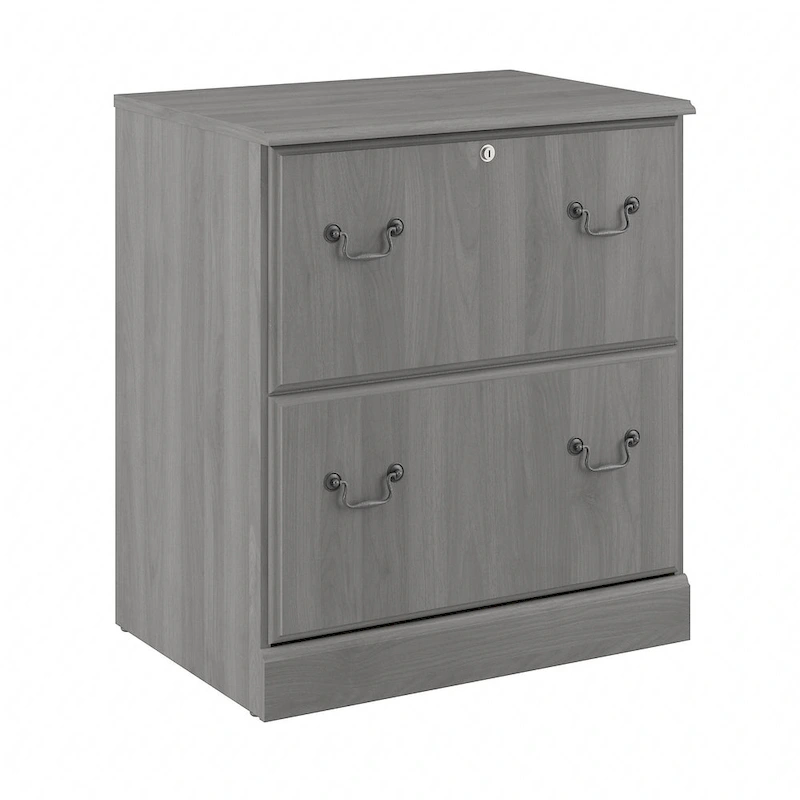 Bush Furniture Saratoga Lateral File Cabinet in Harvest Cherry