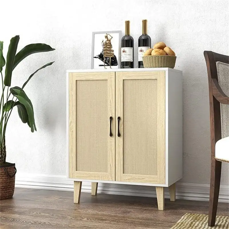 Buffet Sideboard Cabinet - 15 D x 27.25 W x 34.45 H