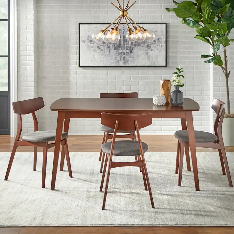 Simple Living Solid Beechwood Cadiz 5-piece Dining Set