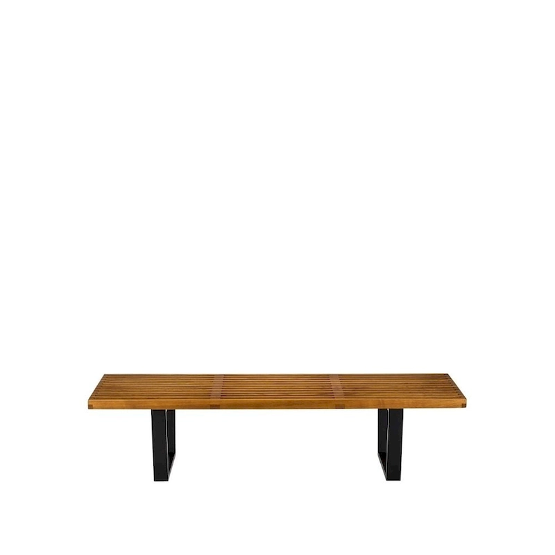 Nelson WOOD SLATE Bench (48 ) - 14.5 Hx48 Wx18.5 D