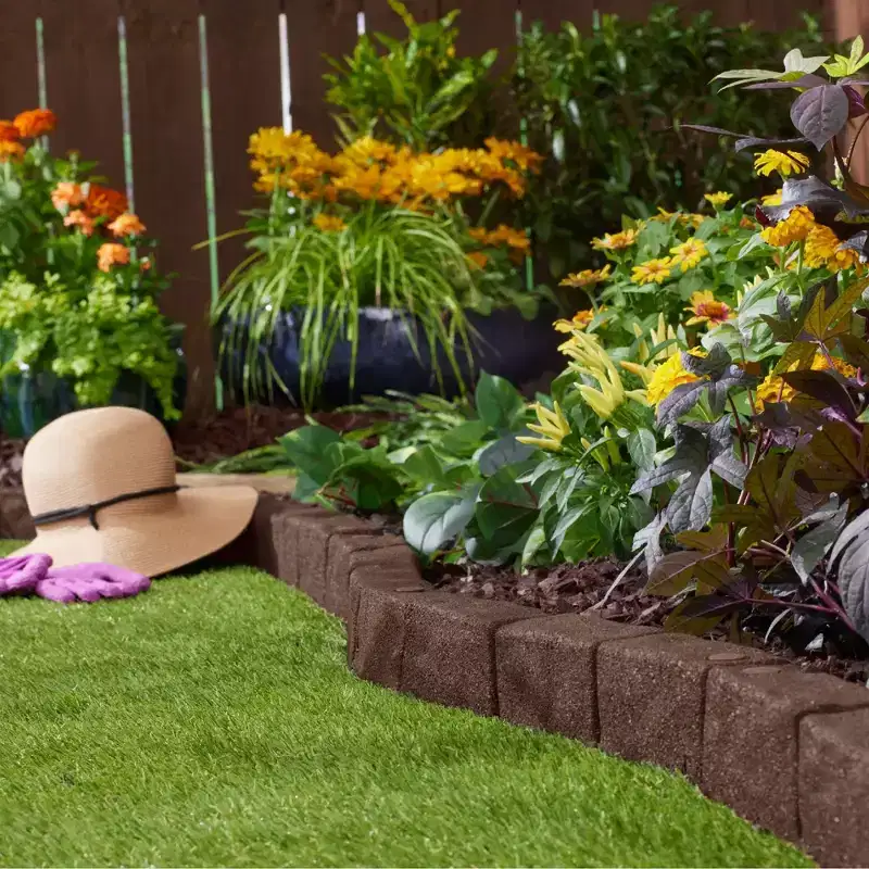 Cobblestone SmartLoc Rubber Landscape Edging