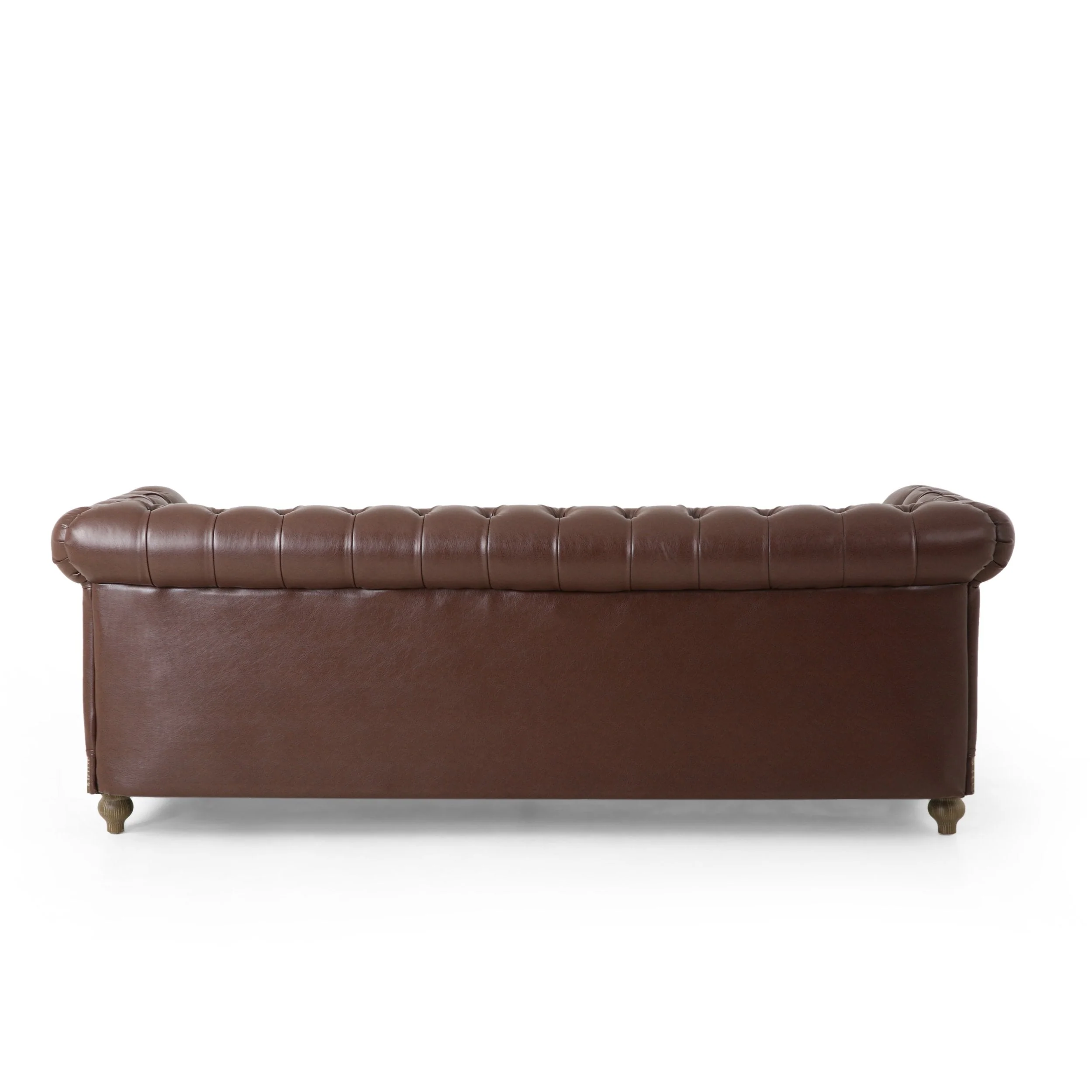 Tufted 3 Seater Sofa with Nailhead Trim - NH535413