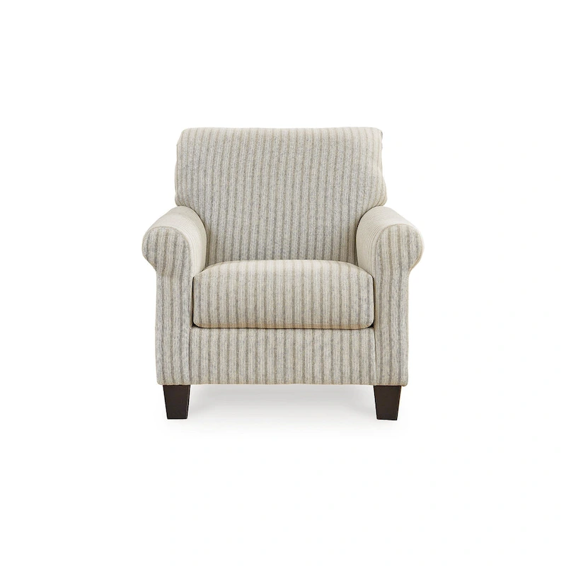 Signature Design by Ashley Valerani Brown/Beige Accent Chair - 36W x 36D x 36H