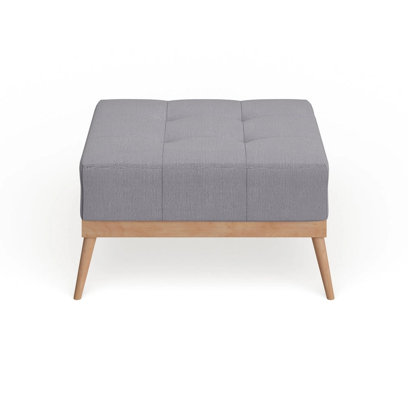 Christopher Knight Home Carson Lund Mid-century Tufted Fabric Square Ottoman Table