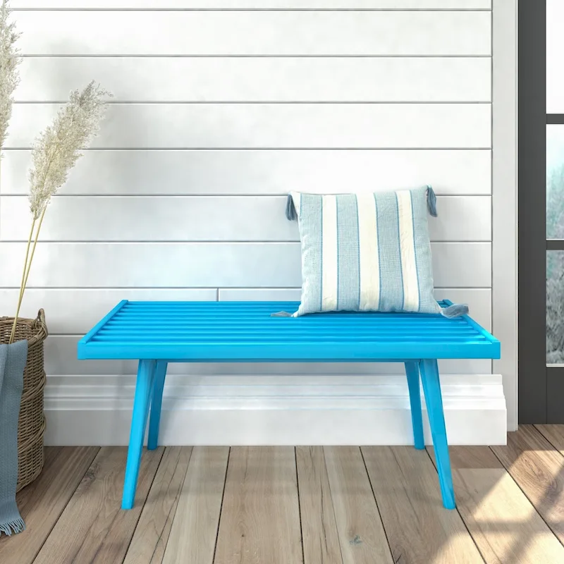 Wood Entryway Bench