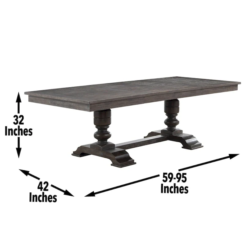 Haven Extendable Dining Set - Classic Design with Bench and Chairs