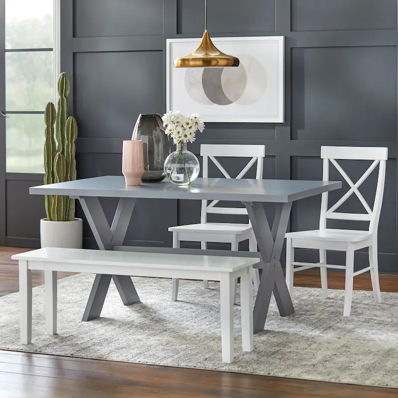 Sumner Dining Table with Dining Bench