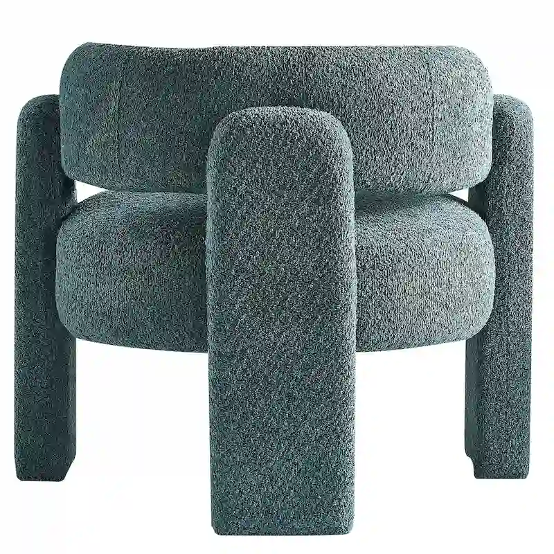 Boucle Upholstery Accent Chair