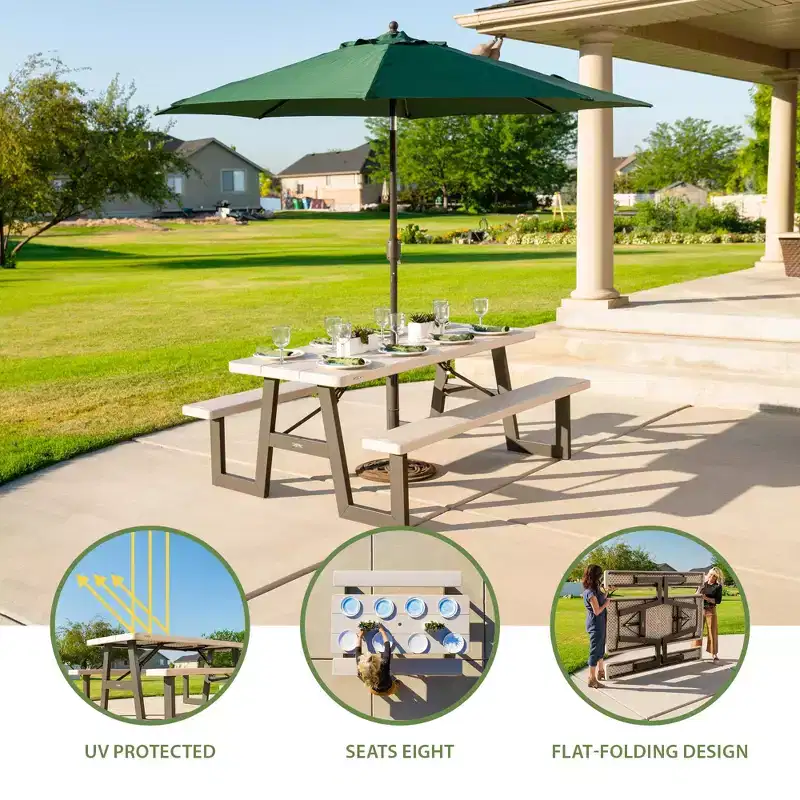 Lifetime 6-Foot Folding Picnic Table