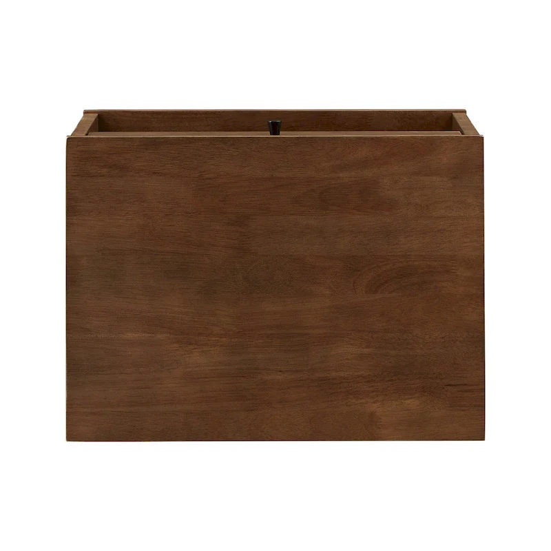 Frey 1-Drawer Brown Finish Wood Nightstand by iNSPIRE Q Modern