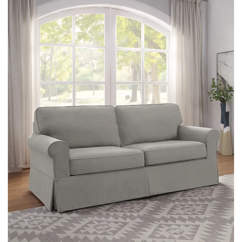 Mid-century Slip Cover Sofa