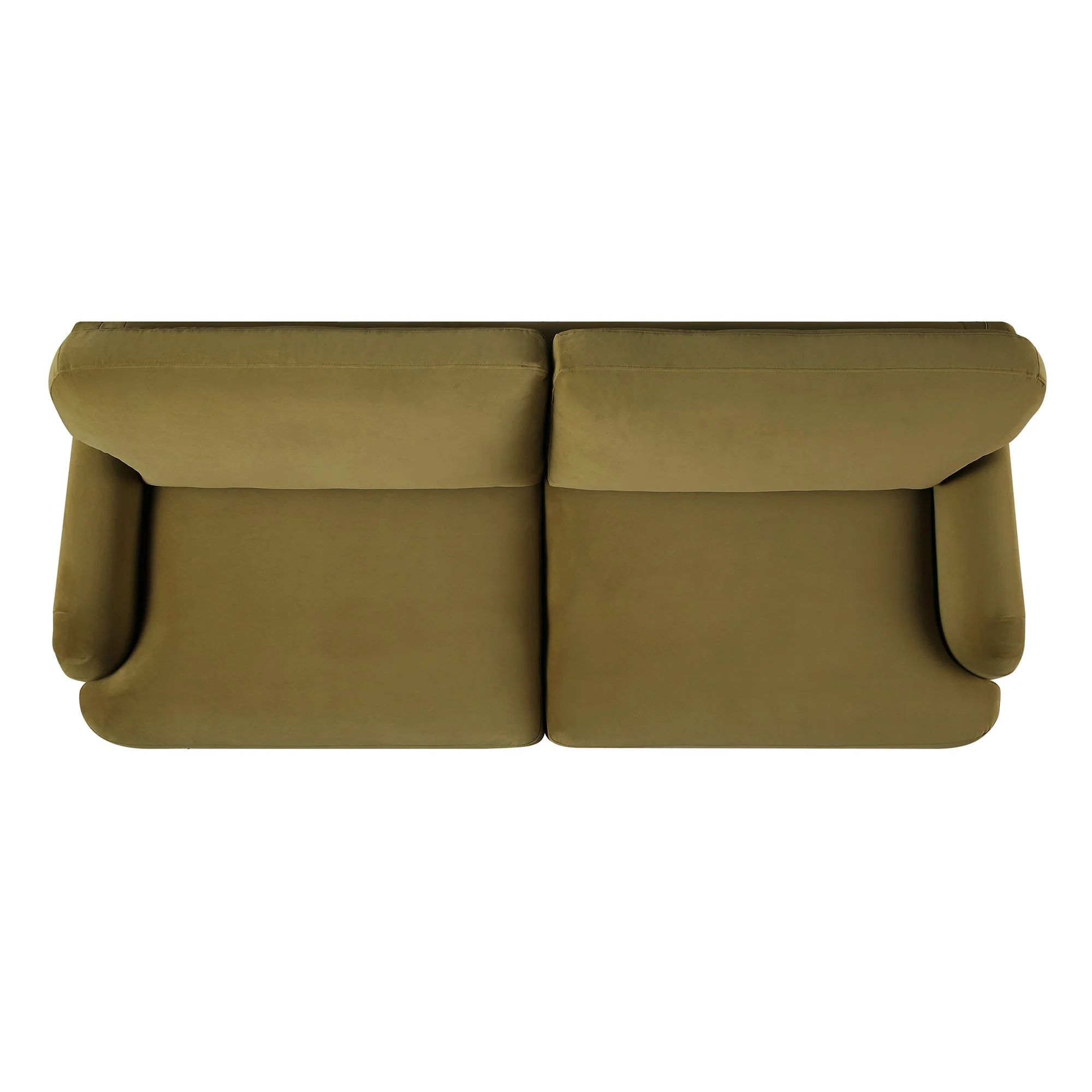 Fudge Velvet Sofa, 3-Seater