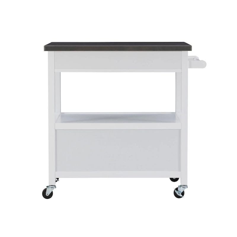 Julianna Stainless Steel Kitchen Cart