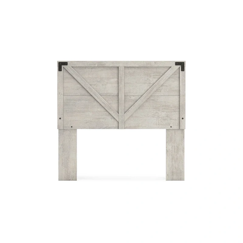 Signature Design by Ashley Shawburn Gray Crossbuck Panel Headboard