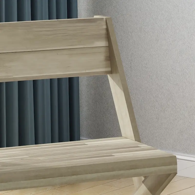 Farmhouse Acacia Wood Bench by Christopher Knight Home