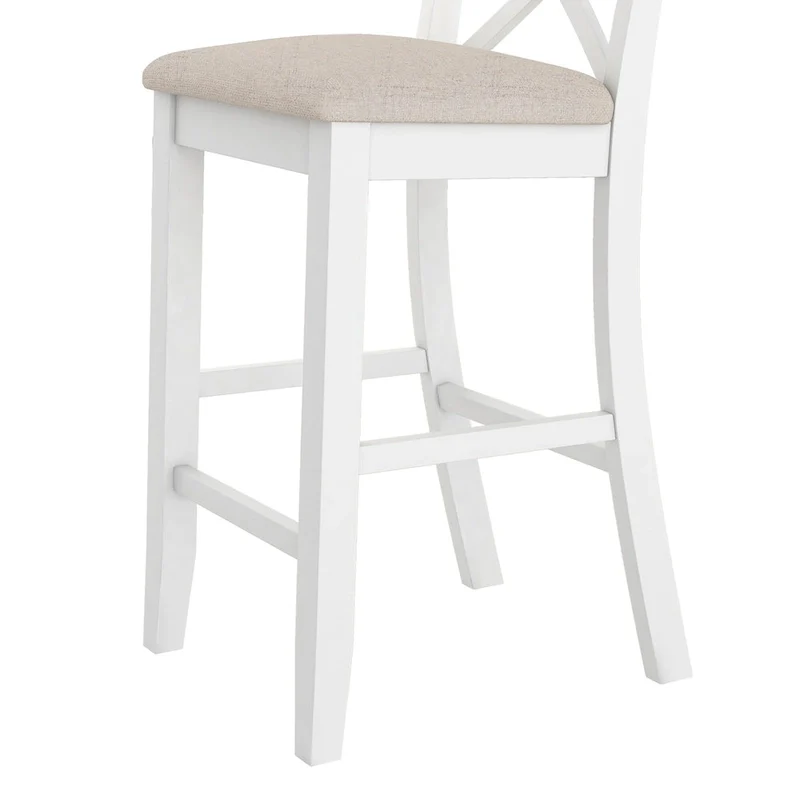 3-Piece Farmhouse Dining Set with Rectangular Table & 2 Chairs