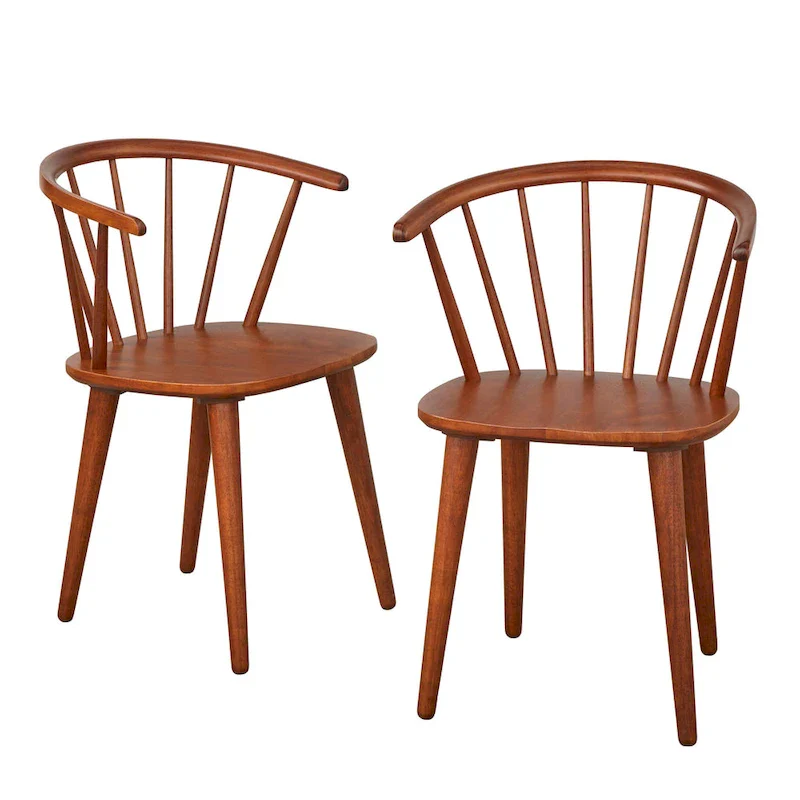Solid Wood Spindle Dining Chairs