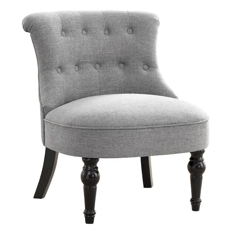 Living Room Armless Accent Comfy Chair