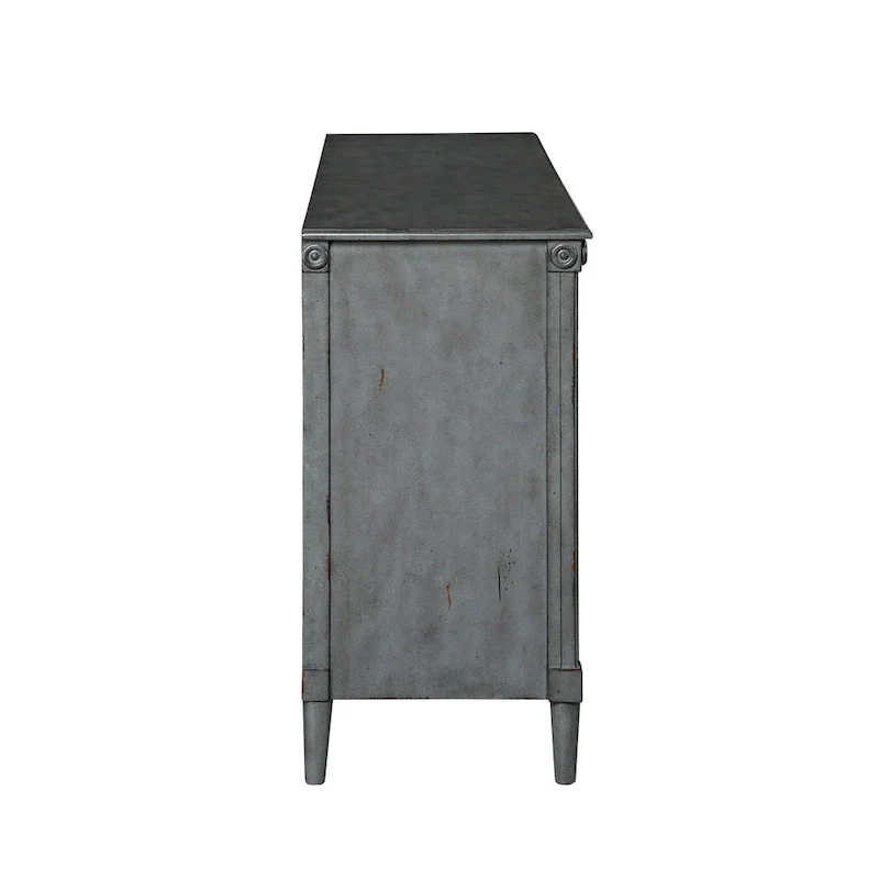 Traditional 60-Inch Wide 6-Drawer Double Dresser