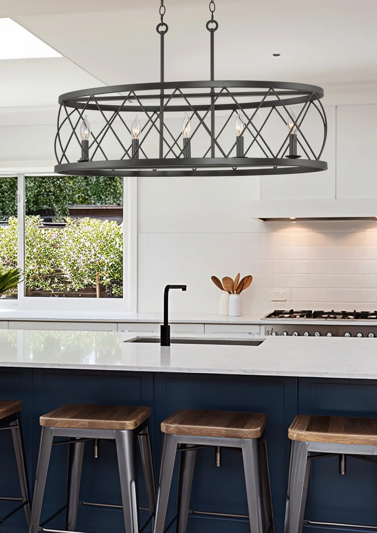 Eleanor 33 5-Light Traditional Kitchen Island Light