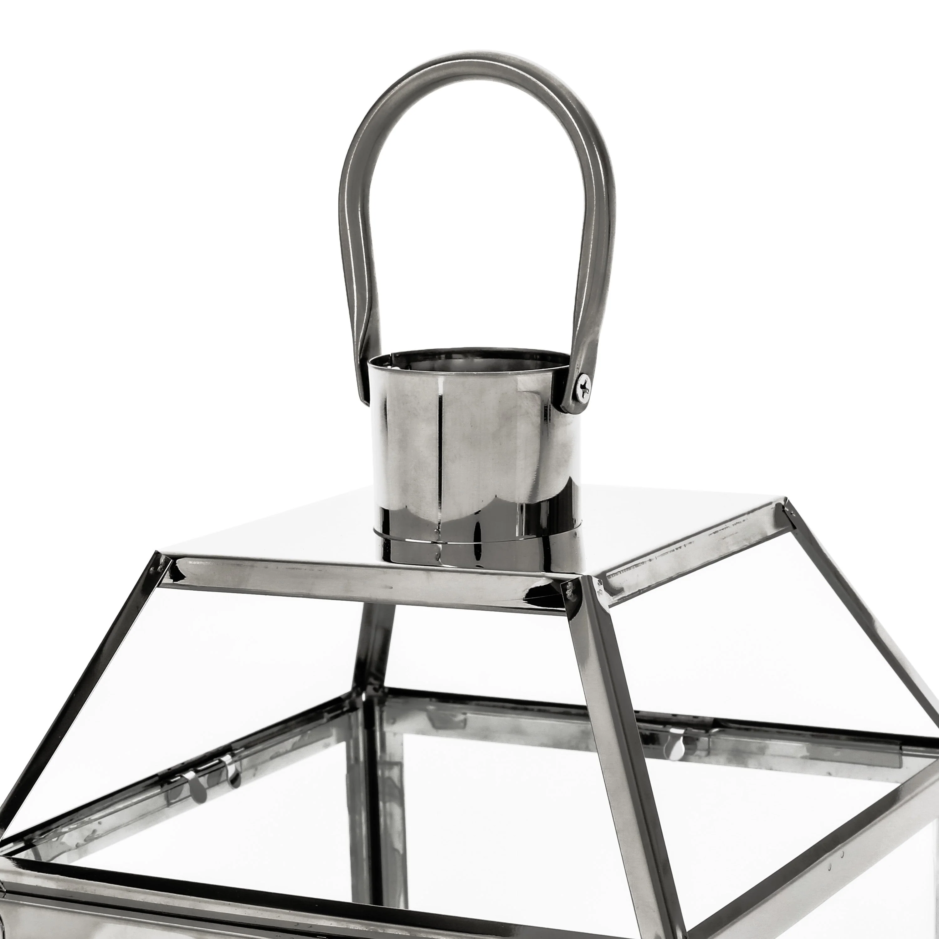 Hamel 18 Modern Stainless Steel Lantern