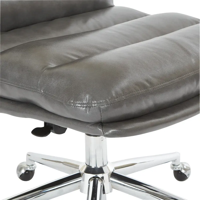 Legacy Swivel Office Chair in Faux Leather