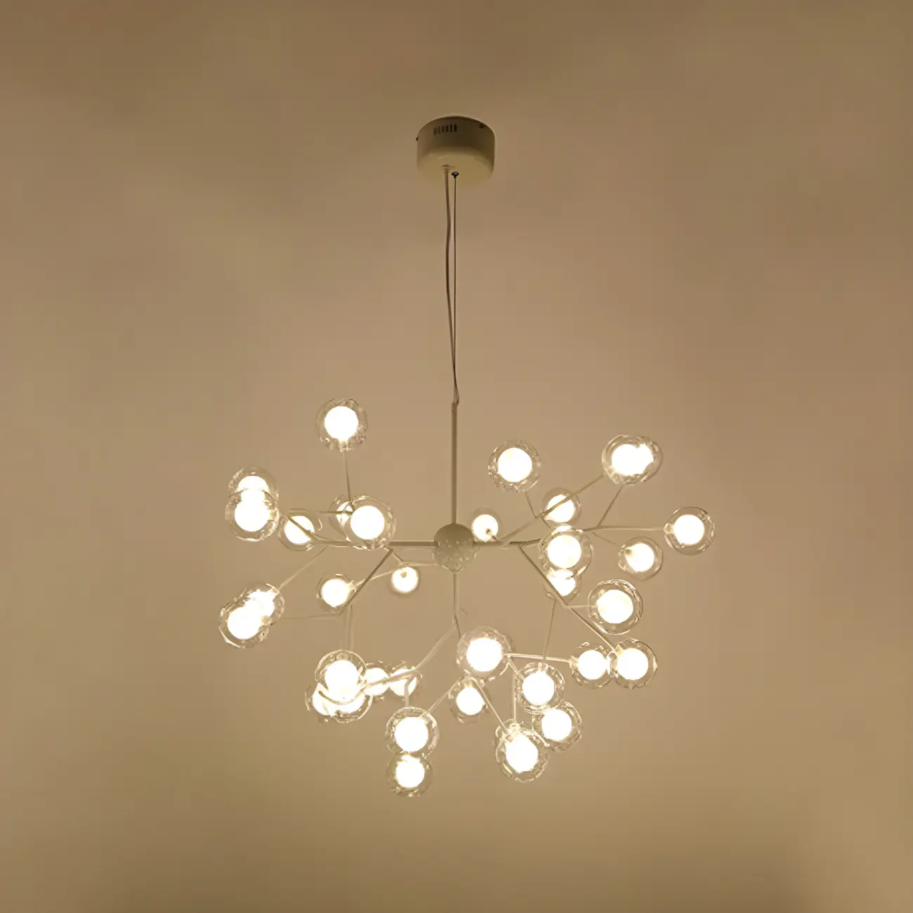 Adjustable Modern Globe Glass Sputnik Chandelier