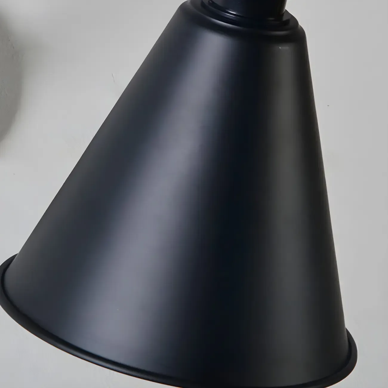 1-Light Cone Metal Swing Arm Wall Light