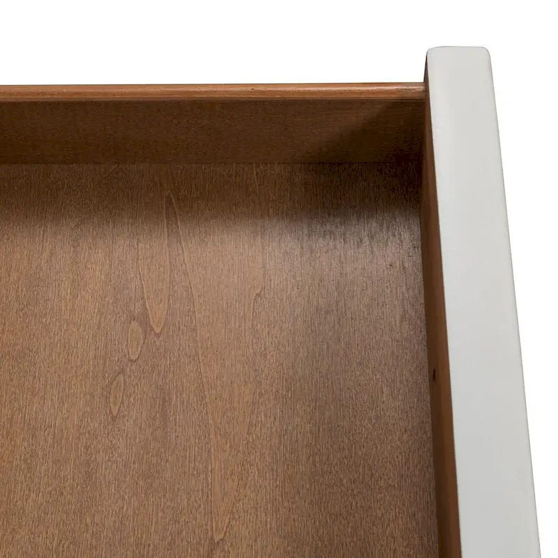 Antique White Chair Side Table