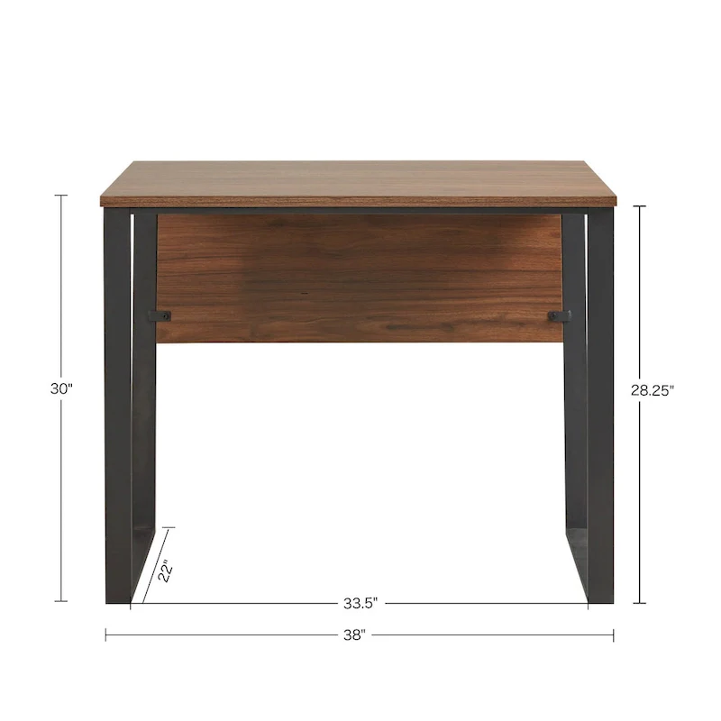 510 Design Carlyle 38 inches Computer Desk with Metal Legs