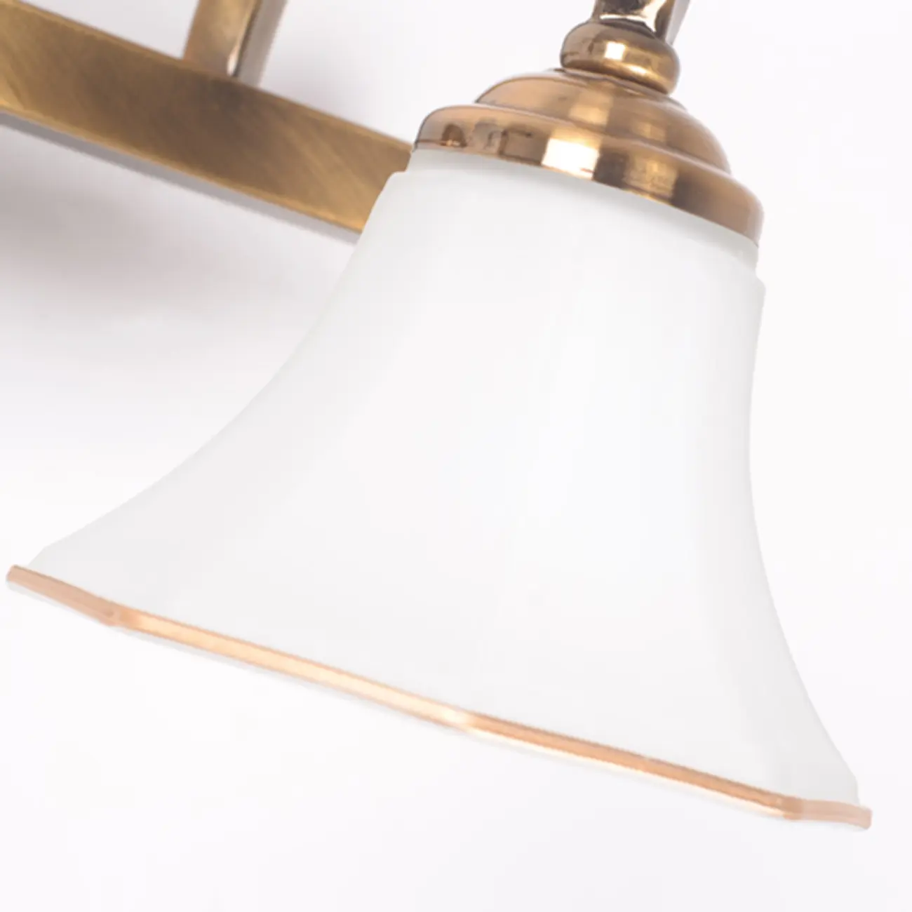 Modern Classic Gold Bell Glass Bathroom Vanity Light