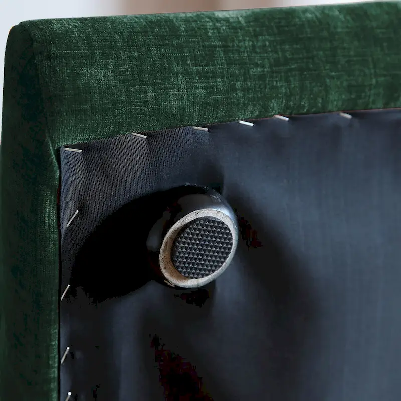 L-Shape Sectional Sofa with Ottoman - Chenille Modular Couch