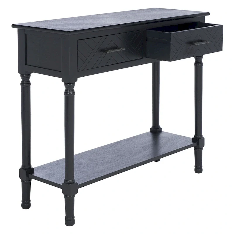SAFAVIEH Eryka 2-Drawer Console Table - 35.5  W x 13  L x 29.5  H - 36Wx13Dx30H