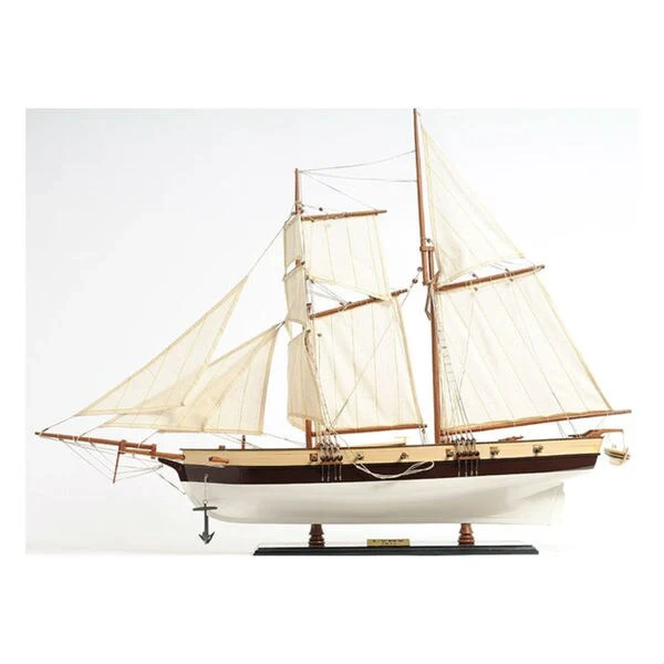 Old Modern Handicrafts Lynx Painted Model Ship