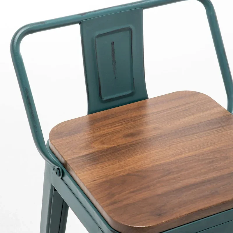 Bar Stools 24 Inches Metal bar stools with backs