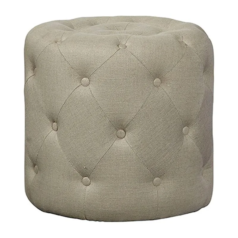 Fleetwood Tufted Linen Foot Stool