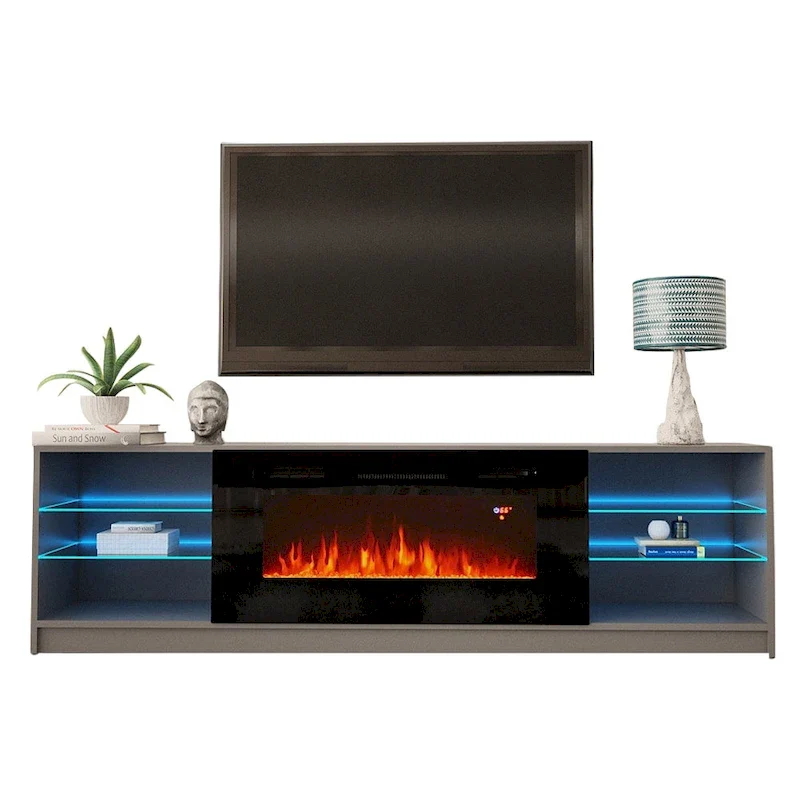 Amsden Electric Fireplace TV Stand