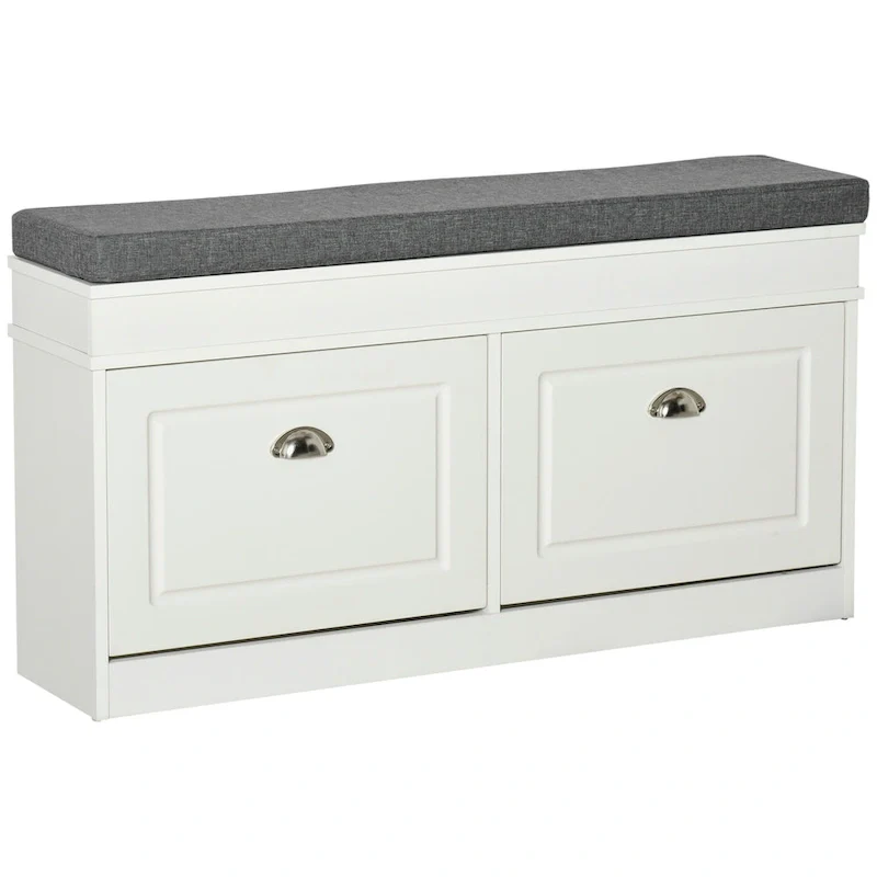 Modern Shoe Rack Bench for Entryway