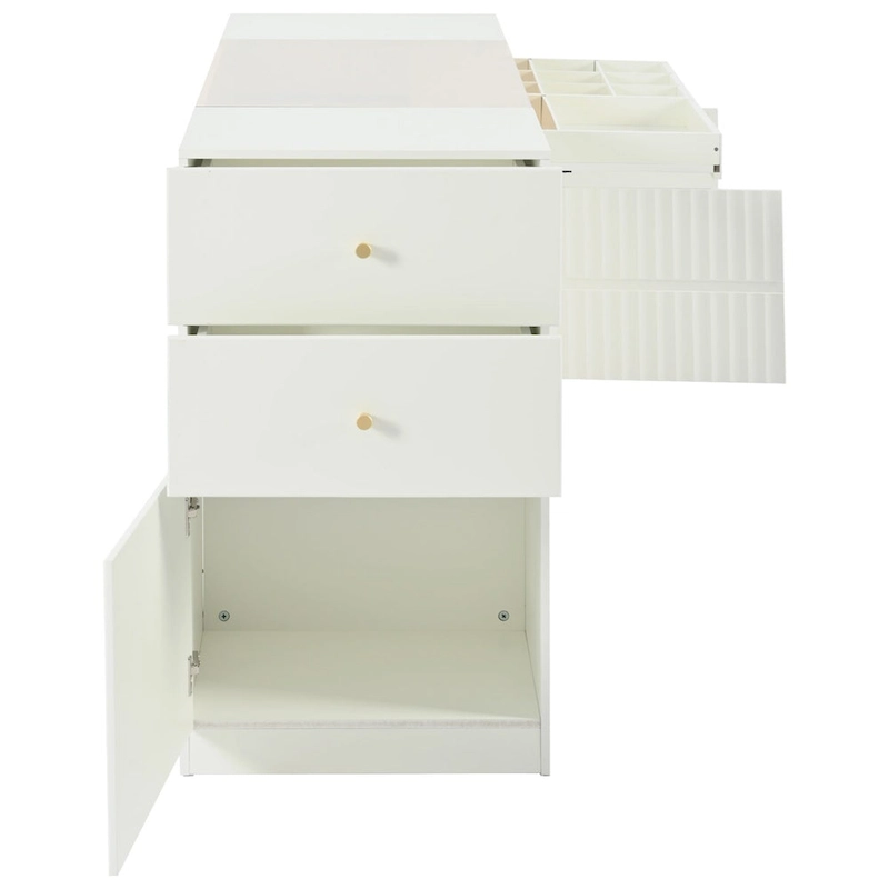 Modern Luxury Multi-Functional Island Vanity Dresser