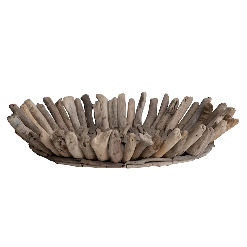 Decorative Driftwood Tray - 26.0 L x 20.0 W x 6.0 H