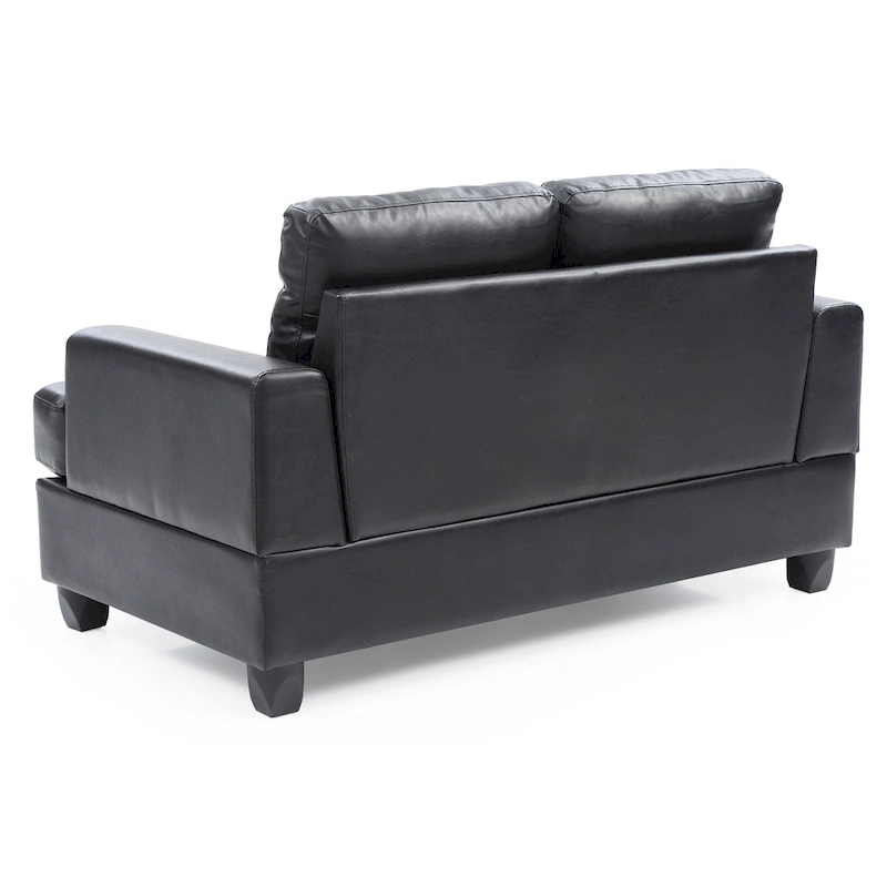 Sandridge Faux Leather Loveseat