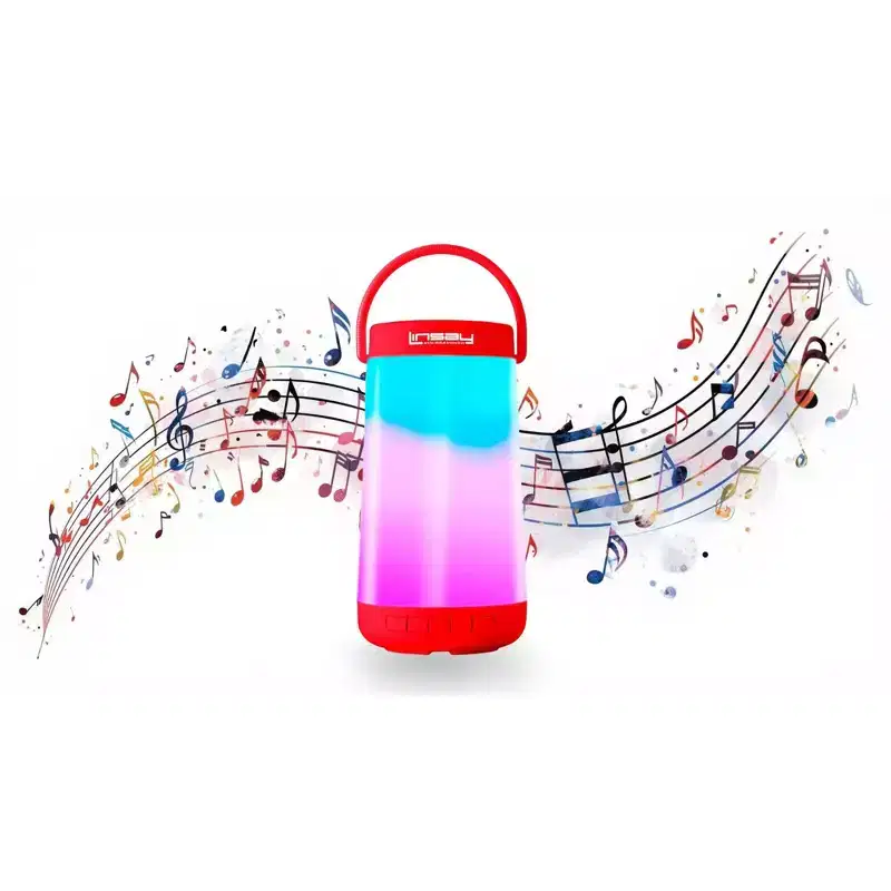 LINSAY LED LIGHT PARTY SHOW BLUETOOTH SPEAKER INDOOR / OUTDOOR