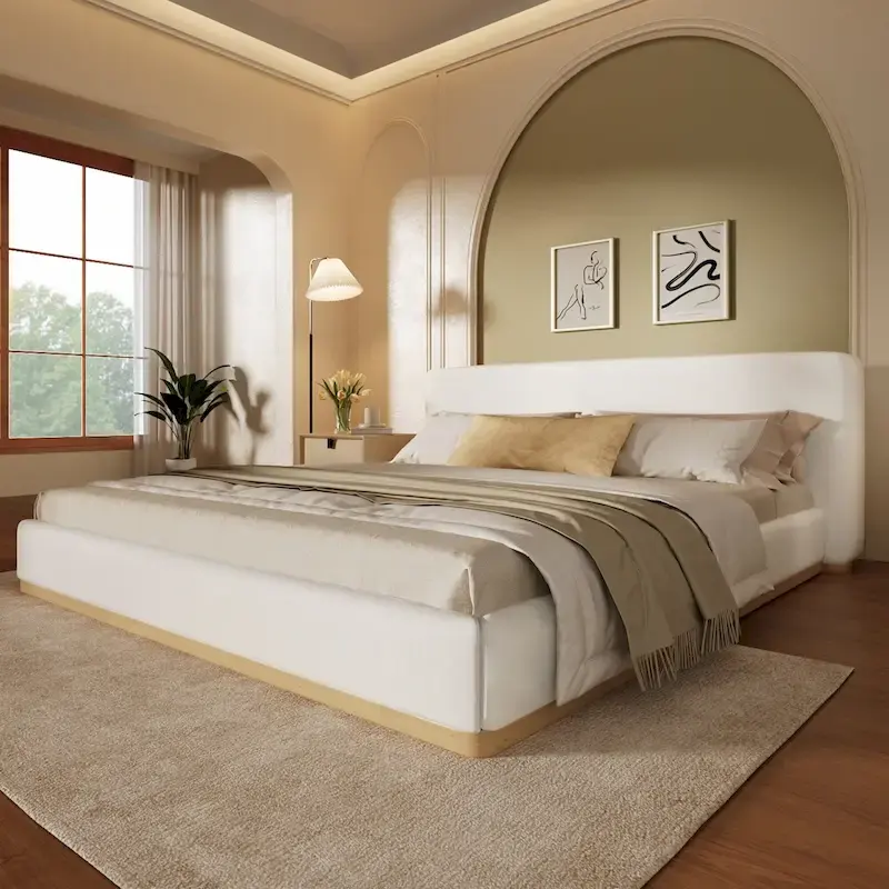 Christopher Knight Home - Jessica Plush Upholstered Bed