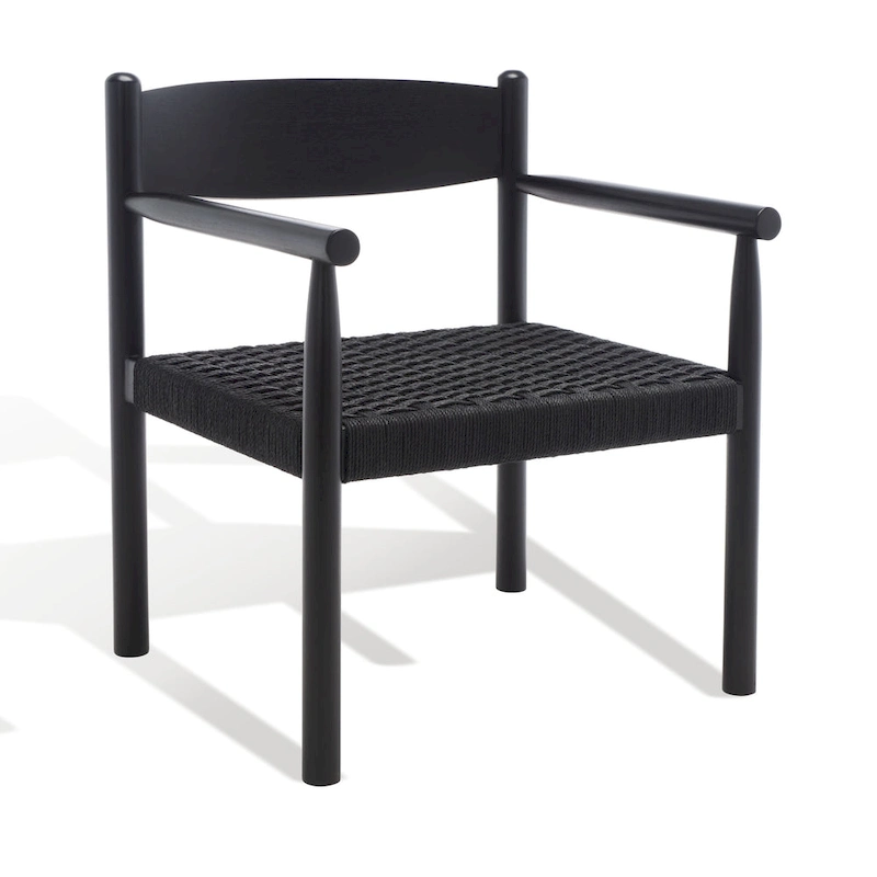 SAFAVIEH Couture Matisha Danish Rope Accent Chair - 24.75 W x 24.75 L x 30 H - 25Wx25Dx30H